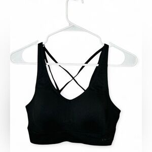 5/$25 PINK Victoria's Secret Black Crisscross Sports Bra